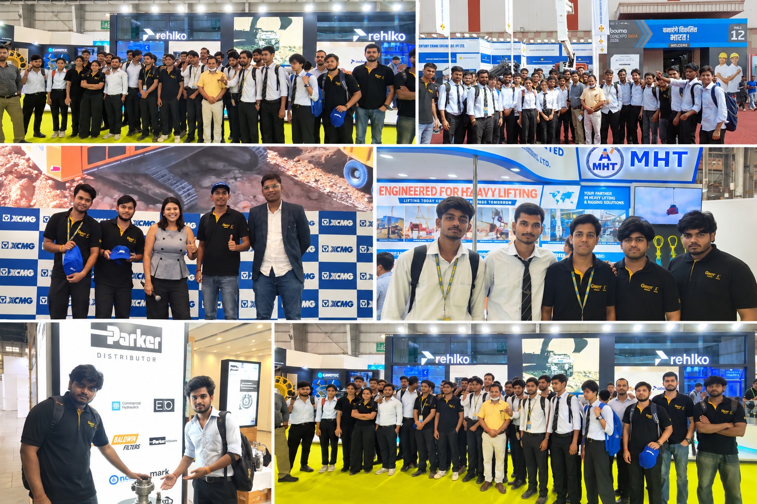 GNIOT CSE IoT and Cyber Security Industrial Visit to Bauma CONEXPO India 2026